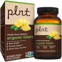 Folat organic - Suport prenatal pentru alimente integrale - Acid folic 800mcg (100 capsule)