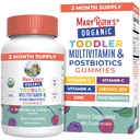 MaryRuth Organics Toddler Multivitamine Gummies + Postbiotice 