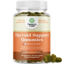 Natures Craft Vegan tiroida Gummies cu Moss mare - Gume de sprijin tiroidian pentru sprijin cuprinzător pentru bărbați și femei cu seleniu iod și alte vitamine potent - Gelatină-libere non-GMO 60