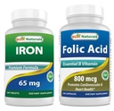 Fier 65 mg & Acid folic 800 mcg