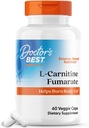Doctori BEST L-Carnitine Fumarate, ajută la arderea grăsime corp, non-GMO, gluten gratuit, soia gratuit, Vegan 60 Veggie Caps