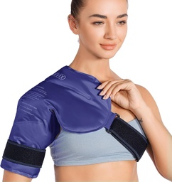 REVIX Umăr pachet de gheață Rotator Cuff Terapie rece, Ice Packs pentru leziuni Gel reutilizabil pentru Umeri Durere Relief, Bursita și Umăr Umăr rece Compresa de gheață Wrap