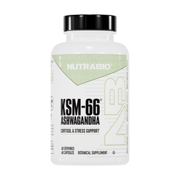 NutraBio Ashwagandha KSM-66 