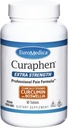 EuroMedica Curaphen Extra Putere - 60 comprimate - Formula profesională - Potent Curcumin & Boswellia cu DLPA & Nattokinaza - Foarte absorbabil - 60 Servings
