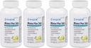 MAJOR Mintox Plus Tabs - Antiacid Plus Anti-Gas comprimate - Ajuta rapid la ameliorarea acid indigestie, arsuri la stomac, stomac acru, și gaz - Lemon Mint aromat - 100 Conte (4 Pack)