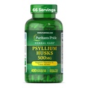 Pride Herbal Ease® Psyllium Husks 500mg, Dietary Supplement for Digestive, Colon, and Heart Health Support, Daily Fiber Capsules, 2 Month Supply, 400 Rapid Release Capsule