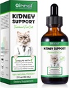 ALIVO suport hepatic pentru pisici, suport pentru ficat si rinichi pentru pisici cu extract natural de plante ajuta la echilibru Pisici Ficat &amp; rinichi Sănătate, Natural animale de companie Suplimentul pentru pisici - 60 ml