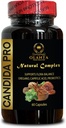 Candida PRO Complex - Detox Cleanse pentru suport de echilibru flora sanatos, Oregano Leaf Powder, Acid caprilic, Protează, nuc negru, Wormwood - 1 flacon