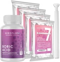 Seroflora Acid boric Sabitoare vaginale 600 mg + Aplicatoare Supozitoare Bundle - Balanta pH-ului sanatatii vaginale pentru femei - Ajuta la controlul Odorului Vaginal (28ct)