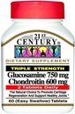 Glucosamină 750 mg & Chondroitin 600 mg - Triple concentraţie - 60 comprimate, ambalaj cu 2 comprimate