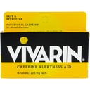 Vivarin, pastile de cofeină, 200mg Cafeina în fiecare comprimat, în condiții de siguranță și eficient vă ajută să stați treziți, ajutor de alertă, supliment de energie, 16 comprimate - 1 ambalaj