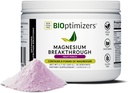 BIOptimizeaza Magneziu Breakthrough Drink - 8 Forme de magneziu, Electroliti, Sleep Health, Stres, Recuperare musculara, Suport cardiac Glycinate, Citrate, Malate - Punch de fructe