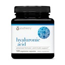Youtheory Acid hialuronic Formula avansată - Suplimentul comun de suport cu extract Boswellia* - Suplimentul pentru sănătatea pielii - lactate, Soy & Gluten Free - 120 Capsule vegetariene