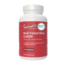 Sanar Naturals Red Yeast Rice, Suplimentul CoQ10 - Suportă Heart Healthy Function, Energy, and Stamina - Non-GMO, Gluten Free, Vegan, 120 Capsule