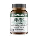 NutraMedix Vitamina D3 și K2 Suplimentul de sprijin imun pentru femei și bărbați - Ajutor pentru sprijinirea sănătății inimii - poate ajuta cu metabolismul de calciu (90 capsule)