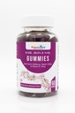 Piele de păr și unghii vitamine gume cu vitamina Biotin C și E -Vegan Gluten gratuit & Ingrediente non-GMO -60 Conte
