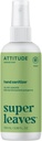 ATITUDE Spray de salubritate manuala, EWG verificat, ucide germeni si bacterii, Vegan & Plant-Based, Seif pentru adulti si copii, frunze de masline Parfum, 3.38 Fl Oz (Spray Bottle)