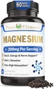 Magnesium Glycinate with L-Theanine,Potassium and Black peper - Ultra High Absorption, 120ct