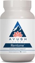Ayush Herbs Rentone - supliment de sprijin pentru rinichi cu cranberry, rinichi curata pastile pentru femei si barbati, sanatate urinara si functia vezicii urinare - 90 capsule vegetariene (1 Număr)