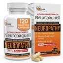 Platinum Health Alpha Acid lipoic pentru Neuropatie Nervi durere suport, Supliment, B Vitamine, L Arginina, Toate Natural maxim de putere Neuropaquell pentru discomfort în picioare, mână, degetele de la picioare,120 capsule,800 mg