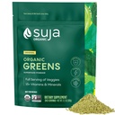 Suja Organic Greens Powder Probiotic Blend, Spirulina, Daily Superfood Drink sau Smoothie Mix pentru Immune Support, Digestion, & Energy, Vegan, Gluten Free, Non OMG, 30 Servings