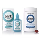 BLINK Lacrimi Lubrifiere picături oftalmice, 1 fl oz (30 ml) Ochi de îngrijire uşoară până la moderată ochi uscaţi, Hyaluronat pentru stimularea hidratării NutriTears Supliment dovedit clinic pentru ochi uscat, 50 Softgels