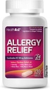 HealthA2Z Fexofenadină clorhidrat 180mg, Antihistaminic pentru Ajutor pentru Alergie, Antihistaminic 24 ore pentru Ajutor pentru Alergie (120 Conte (Pachet de 1)