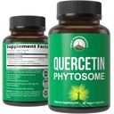 Spectacol de vârf Ultra pure Querbetin Phytosome Vegan Capsule - bogat Sophora Japonica Extract pentru Max Absorbtion Acum. Querbetin 250 mg Supliment Capsule. Made in USA