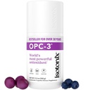OPC-3 Izotonix - Supliment antioxidant - Pycnogenol, extracte de semințe de struguri, bilberry, extract de scoarță de vin roșu și de pin - pentru suport cardiac și circulator - Izoton, Vegan, gluten gratuit - 30 Serviri