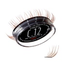 Lashify Curl 12mm Gossamer Extensii de gene Refill, Ginger Culoare, DIY Lashes false pentru un aspect natural
