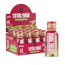 REDCON1 Total War Pre Workout Energetic Shots - 300mg Cafeina Shots with B Vitamins & 0 Zahăr - Long-Lasting Energy Shot for Focus Support - Fuel Your Workout or Workday - Pepene verde Invasion (12 Count)