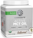 Sunwarrior Organic MCT Pudră de ulei Suplimentul mediu-lanșă Trigliceride Pure Pigment 