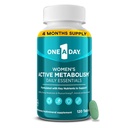 O zi de Ziua Femeii Active Metabolism Essential, Multivitamine pentru Femei, Suport Metabolism, Vitamine pentru Femei cu Toate 8 B-Vitamina, Vitamina D, Magneziu & More,120 Conte