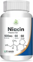 Generic Niacin (Vitamina B3) 500mg Niveluri energetice