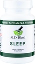 Somn - Supliment natural cu L-Theanine, Ashwagandha, Magneziu, Root Valerian, Melatonina - Formula de formare non-habit pentru somn adânc și odihnă întinerire - 90 capsule