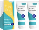 Dimora 2 Packs 6 oz Hydrogel Primul ajutor Ointment, Burn Injory Soothing Gel, Skin Repair Cream pentru Burn de urgență, Incizii postoperatorii, Vânătăi, Debridement Wound Care