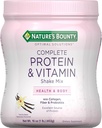Soluții optime de bounty naturale Pulbere de proteine cu vitamina C