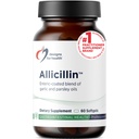 Design-uri pentru sanatate Allicilină - Supliment de alicină cu ulei de usturoi 200mg + ulei de paine - Pastile de usturoi cu sulfuri puternice - enteric acoperite pentru a ajuta la reducerea Odor, non-GMO (60 Softgels)