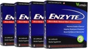 Enzyte® Natural Male Enhancement Bundle pentru calitate și rezistență cu ginseng asiatic, Ginkgo Biloba, extract de semințe de struguri, buruieni de capră Horny - 4 Pack Bundle
