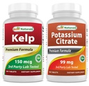Supliment Kelp 150 Mgg & Citrat de potasiu 99mg