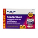 Equate - Omeprazol Magneziu 20,6 mg, Reductor acid, eliberare întârziată, 42 capsule (Pachet de 2)