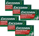 Excedrin Migrene Relief Medicamente, 24 Caplete (Pachet de 6)