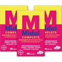 Midol Complet Menstrual Pain Relief Caplete cu Acetaminofen pentru Crampe de perioada, și Simptom de ajutor menstrual - 40 Conte (Pachet de 3) (Pachet de mai Vary)