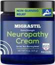De bază Vigor Migrastil Neuropatie Ajutor Cream Extra Putere pentru picioare, picioare, și mâini. Fabricat în SUA. Vegan și Cruzime-Free, Non-Greasy, Gentle, Non-Ardere cu efect de răcire (4 oz.)