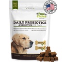 Probiotice alegere laba pentru câini cu prebiotice - Daily Chews for Gut Health, Digestion, Regularitate, și de sprijin imunitar - Tratament Supliment natural Made in USA