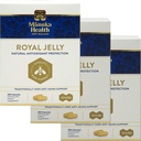 Manuka Health 10hda Royal Jelly 1000mg 365 capsule 100% pur Noua Zeelandă Royal Jelly Immune System Booster & Supports Skin Health & Vitality (Pachet de 3)