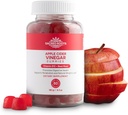 Apple Cidru Otet Gumries - Sugar Free Apple Cidru Gummies cu vitamina B12 și Beetroot Powder - Vegan, Non-GMO & Gluten-Free, Made in USA (30 Servings)