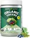 Pure Inspirat Green Powder Smoothie Mix, Nearomat (24 Servings) - Probiotice pentru Digestive Health cu Spirulina & Chlorella pentru Gut Health - Vegan & Gluten-Free
