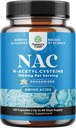 NAC Supliment N-Acetil Cysteine 1000mg - Vegan mare absorbţie non-Smelly NAC 1000mg Capsule Glutatione Precursor pentru ficat Cleanse Detox & Reparaţii Plus Lung Health and Imunity Support (2 luni)