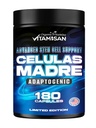 VITAMISAN Celulas Madres 180 Capsule - Stem Cell Blue Green Algae - Non OMG - Gluten Free AFA -Celula Madre Supplement - Lion